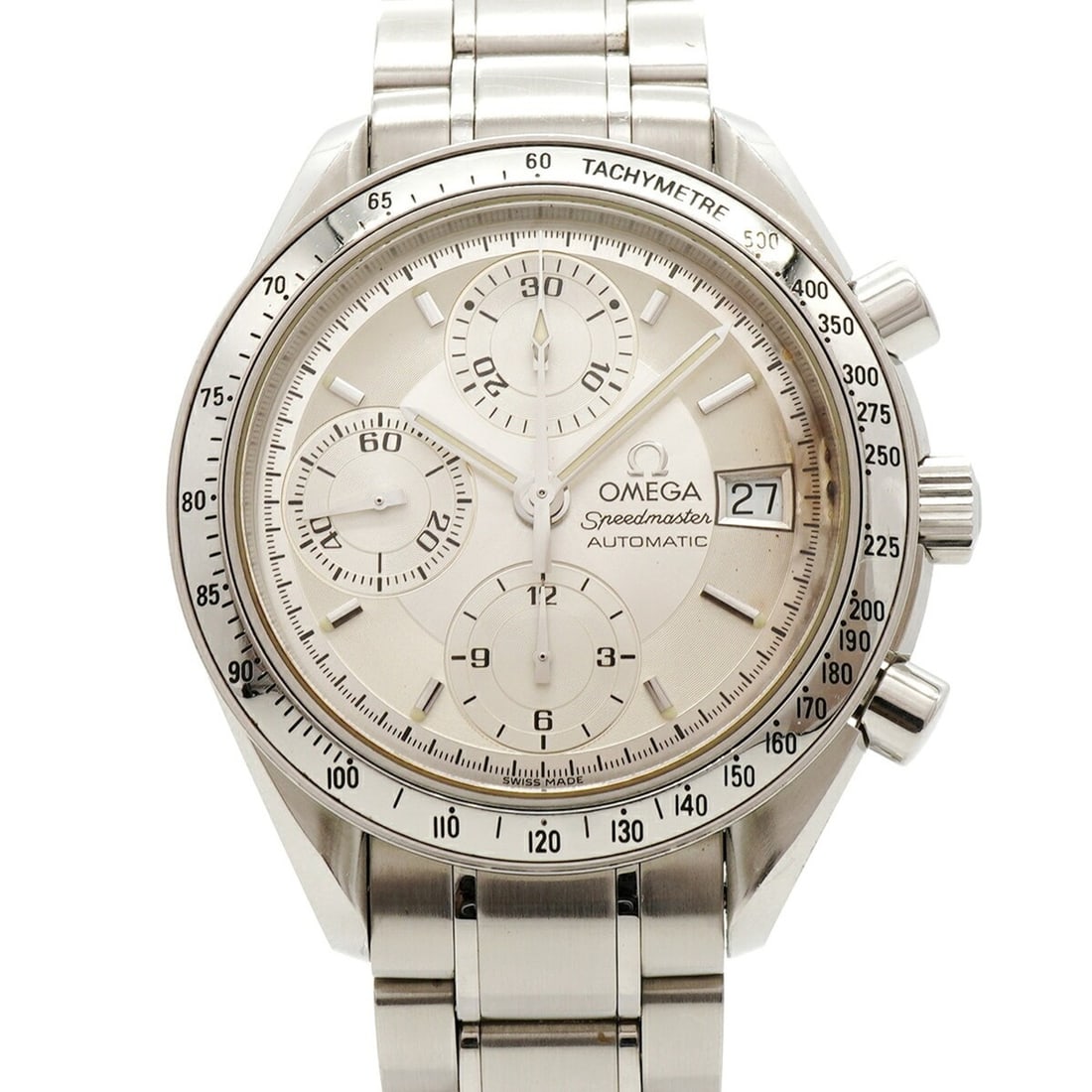 Omega Speedmaster Date 3513.30 Silver Dial Men's Watch: --- Catalog ---Category: SizeWrist Size: 17cm / 6.69''Case Diameter: 39mm / 1.54''Category: DesignType: WristwatchGender: MenColor (Dial): SilverMaterial (Band): Stainless steelCategory: GeneralMPN: 3