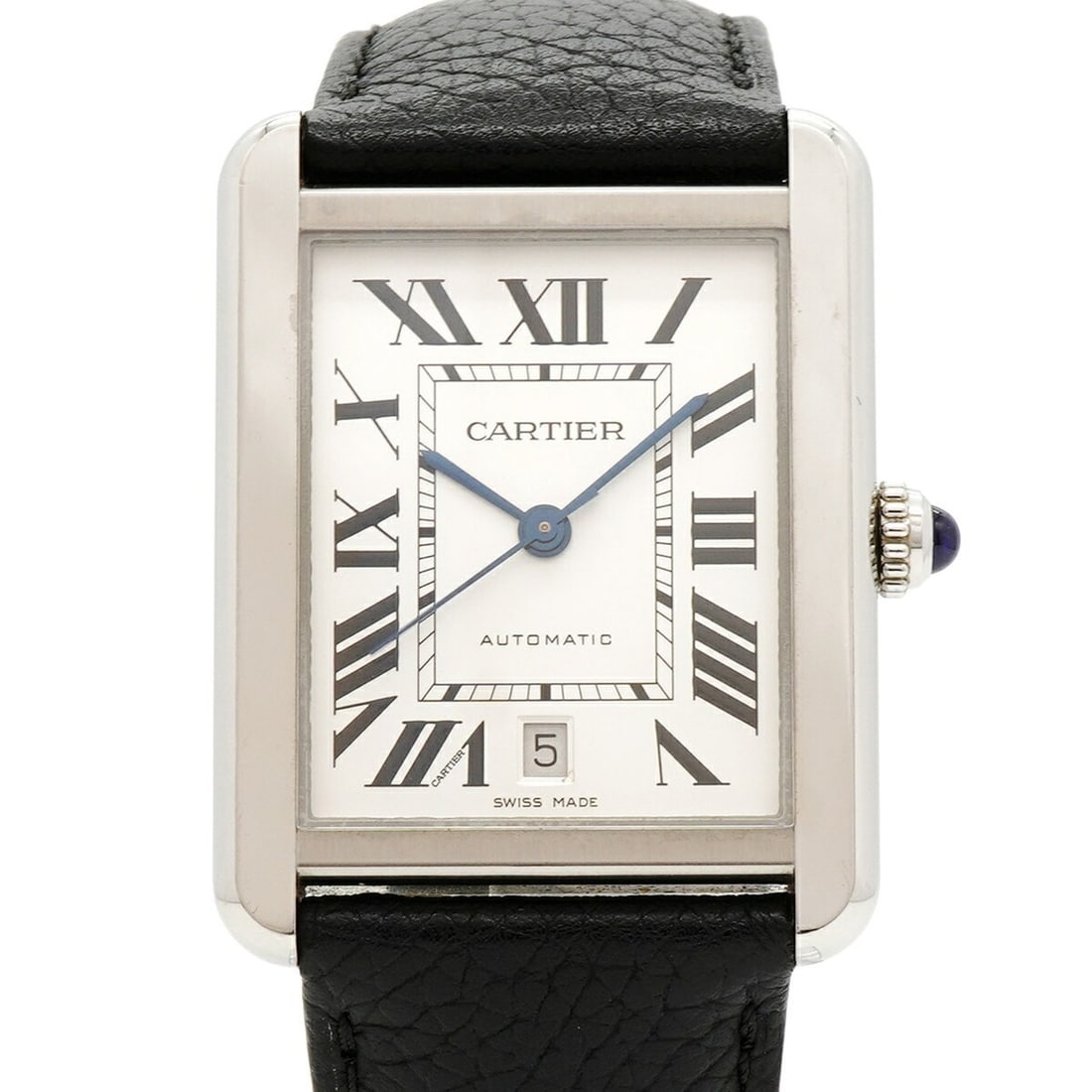 Cartier Tank Solo XL WSTA0029 Silver Dial Men's Watch: --- Catalog ---Category: SizeWrist Size: 21.5cm / 8.46''Case Diameter: 31mm / 1.22''Category: DesignType: WristwatchGender: MenColor (Dial): SilverMaterial (Band): LeatherCategory: GeneralMPN: WSTA002