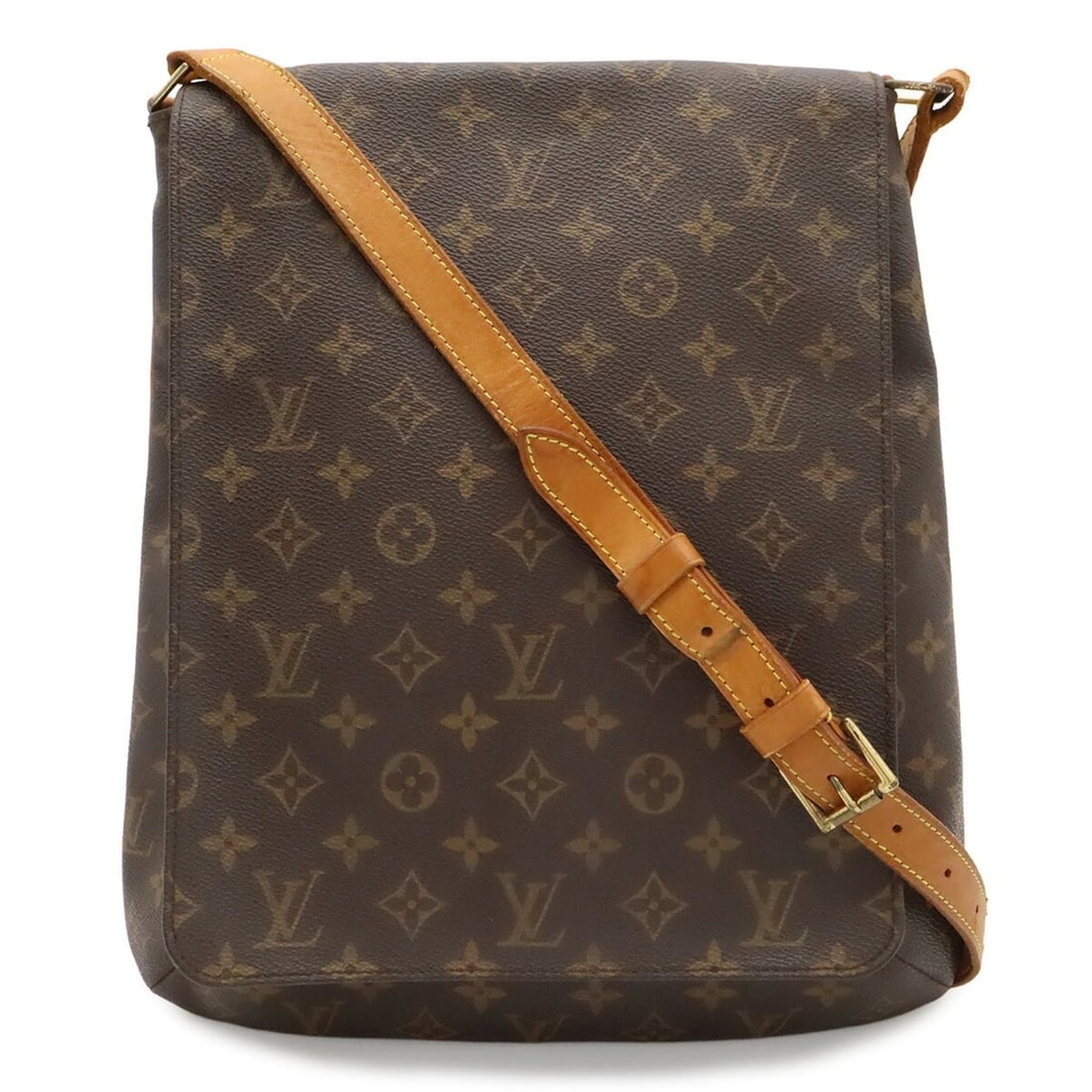 LOUIS VUITTON Louis Vuitton Monogram Musette Shoulder Bag M51256: --- Catalog ---Category: SizeSize (HxWxD): 35cm x 32cm x 6.5cm / 13.77'' x 12.59'' x 2.55''Category: DesignType: Shoulder bagColor: Brown, Galle, Monogram, WhiteGender: WomenMaterial: Monogram Categor