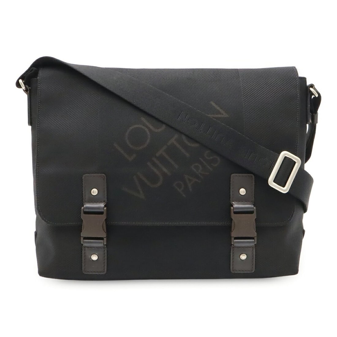 LOUIS VUITTON Damier Geant Lou Handbag Shoulder Bag Canvas Noir Black M93079: --- Catalog ---Category: SizeSize (HxWxD): 28cm x 32cm x 12.5cm / 11.02'' x 12.59'' x 4.92''Category: DesignType: Handbag, Shoulder bagColor: Black, Noir, WhiteGender: WomenMaterial: Damier Geant Cate