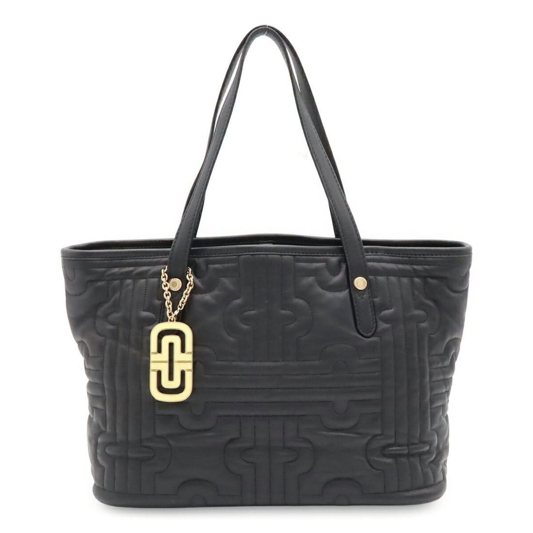 BVLGARI Parentesi Tote Bag Shoulder Quilted Leather Black 31910: --- Catalog ---Category: SizeSize (HxWxD): 21cm x 27.5cm x 12cm / 8.26'' x 10.82'' x 4.72''Category: DesignType: Shoulder bag, Tote bagColor: BlackGender: WomenMaterial: Quilting Category: GeneralMPN: