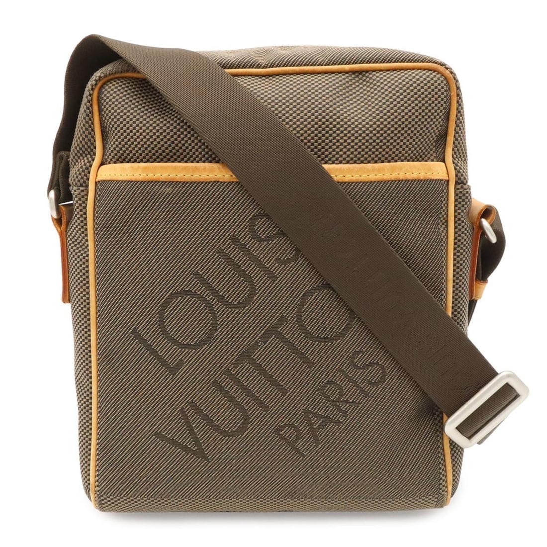 LOUIS VUITTON Damier Geant Citadin Shoulder Bag, Canvas, Tail, Khaki M93224: --- Catalog ---Category: SizeSize (HxWxD): 25.5cm x 19.5cm x 8cm / 10.03'' x 7.67'' x 3.14''Category: DesignType: Shoulder bagColor: Earth, KhakiGender: WomenMaterial: Damier Geant Category: GeneralMP