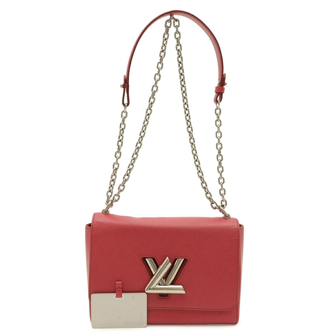LOUIS VUITTON Epi Twist MM Shoulder Bag Chain Fuchsia M51006: --- Catalog ---Category: SizeSize (HxWxD): 17.5cm x 23cm x 9cm / 6.88'' x 9.05'' x 3.54''Category: DesignType: Shoulder bagColor: FuchsiaGender: WomenMaterial: Epi leather Category: GeneralBrand: Loui