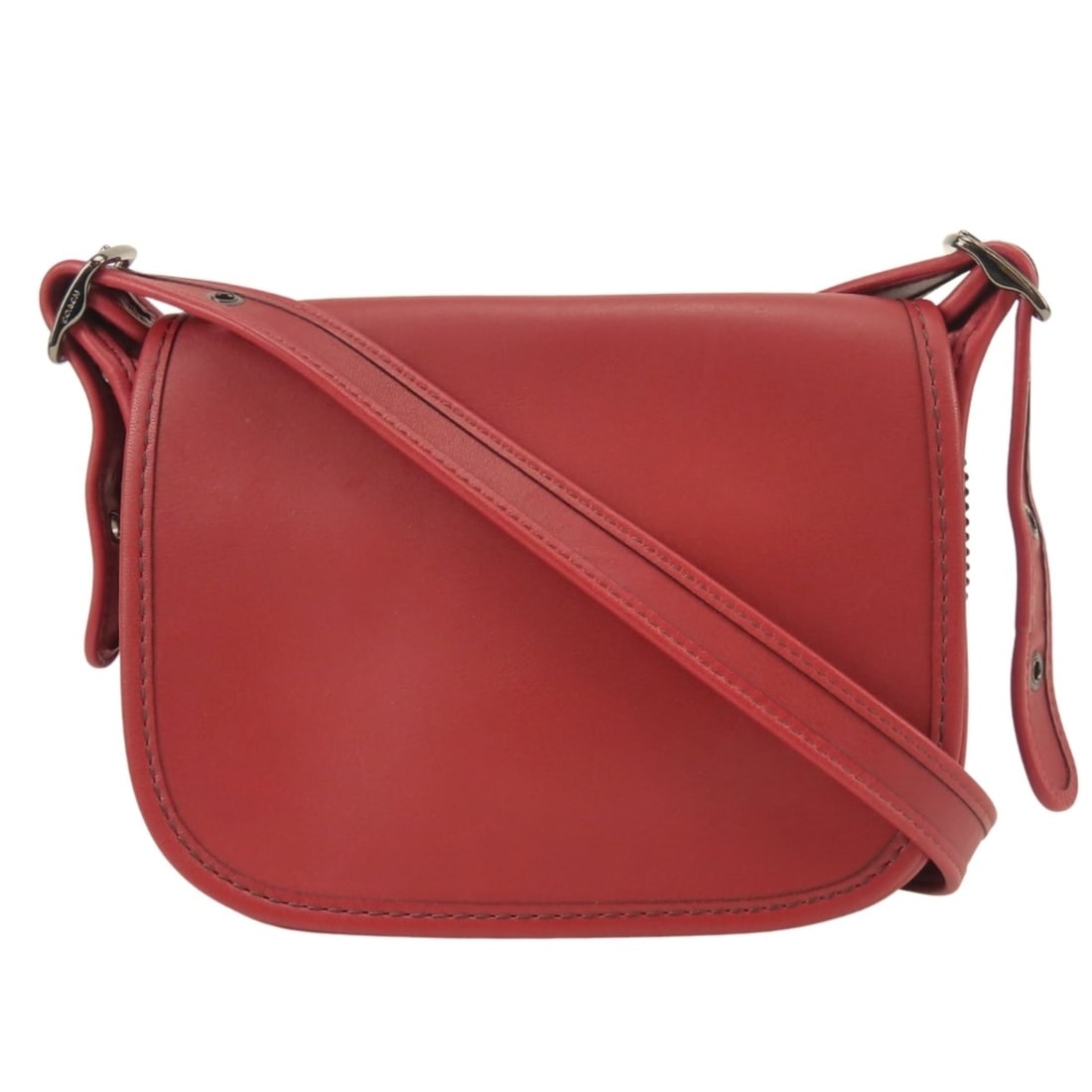 Coach Shoulder Bag 57731 Leather Red Crossbody Pouch Women's COACH (1 of 20)