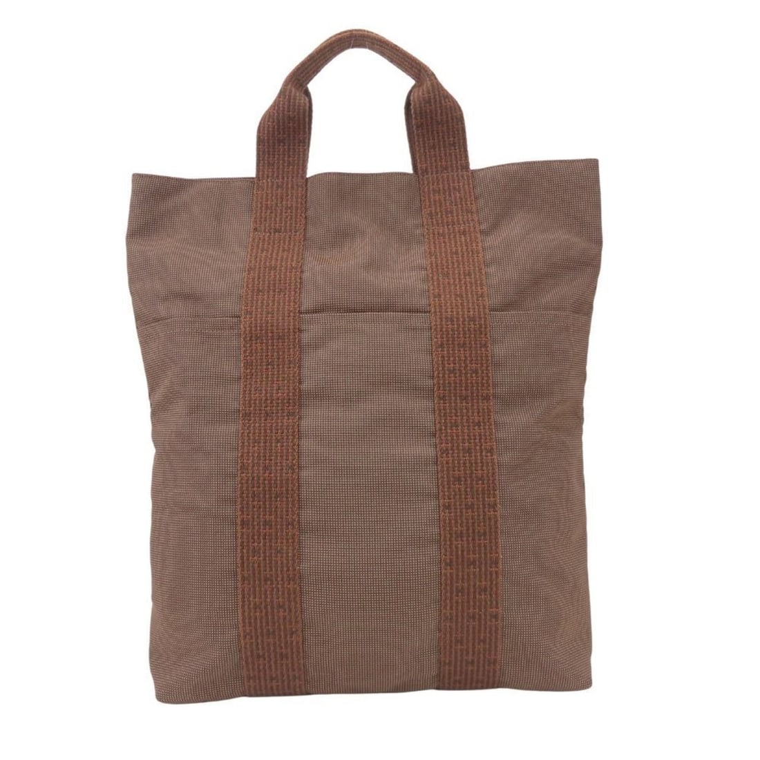 Hermes tote bag, Herline Cabas, polyester/polyamide, brown, vertical, women's.: --- Catalog ---Category: SizeSize (HxWxD): 38cm x 33cm x 7cm / 14.96'' x 12.99'' x 2.75''Category: DesignType: Tote bagColor: BrownGender: WomenMaterial: Polyester , Polyamide Category: GeneralBrand: 