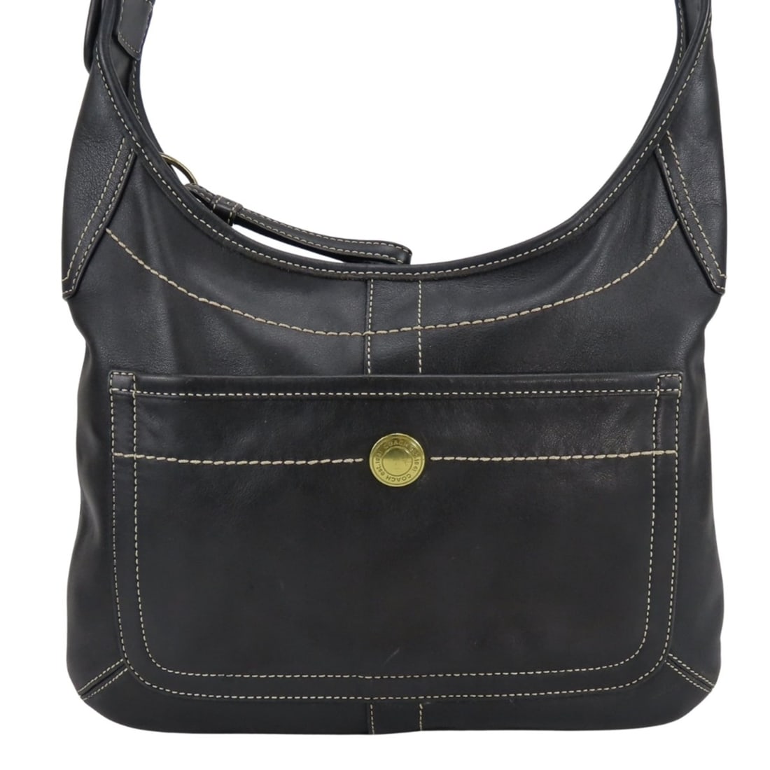 Coach Shoulder Bag 10746 Leather Black for Women COACH: --- Catalog ---Category: SizeSize (HxWxD): 23cm x 29cm x 3cm / 9.05'' x 11.41'' x 1.18''Category: DesignType: Shoulder bagColor: BlackGender: WomenMaterial: Leather Category: GeneralBrand: Coach--- It