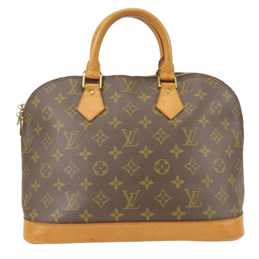 Louis Vuitton Alma handbag M51130 Monogram natural leather brown women's LOUIS VUITTON (1 of 20)