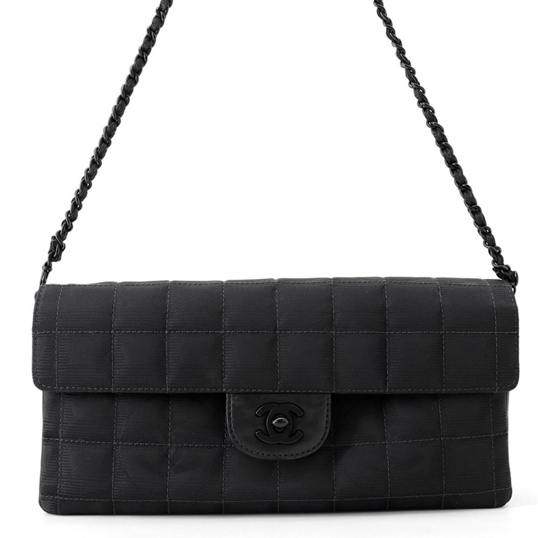 Chanel Chain Shoulder Bag, New Travel Line, Coco Mark, Nylon, A15316, CHANEL, Black, Handbag, CHANEL (1 of 16)
