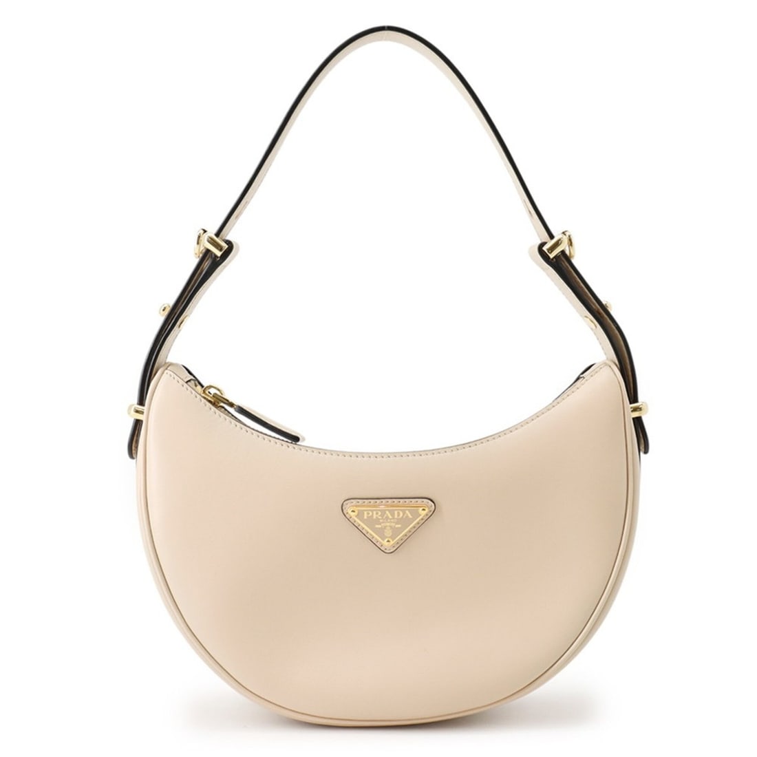 Prada Shoulder Bag Arche Small Leather 1BC194 PRADA 2-way Handbag: --- Catalog ---Category: SizeWeight: 400g / 14.1oz.Size (HxWxD): 18cm x 23cm x 6cm / 7.08'' x 9.05'' x 2.36''Strap Length: 92cm - 102cm / 36.22'' - 40.15''Category: DesignType: Handbag, Shoulder bagCo