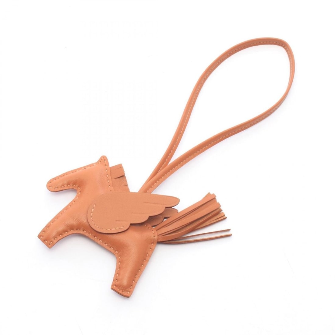 Hermes Rodeo Pegasus PM Gold Charm Accessory, Agneau Milo Veau Swift Leather, Brown Tone, for Women: --- Catalog ---Category: DesignType: Handbag charmColor: BrownGender: WomenMaterial: Agneau Milo, Swift leatherCategory: GeneralBrand: Hermes--- Item List ---Section: ConditionRanking: Rank NS Never u