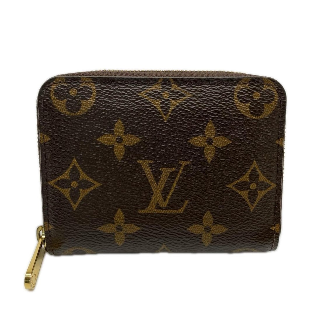 LOUIS VUITTON Monogram Zippy Coin Purse M60067 Wallet/Coin Case Brown Beige Leather Women's (1 of 14)