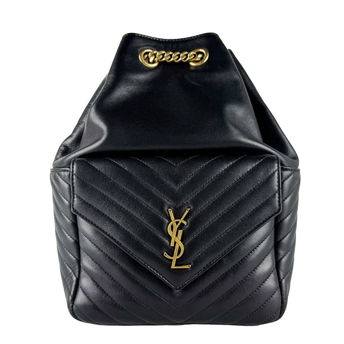 Saint Laurent Joe Leather Backpack, Black, Women's, 672609 z10844: --- Catalog ---Category: SizeSize (HxWxD): 30cm x 20cm x 13cm / 11.81'' x 7.87'' x 5.11''Category: DesignColor: BlackGender: WomenMaterial: Leather Category: GeneralMPN: 672609Brand: Saint LaurentCoun
