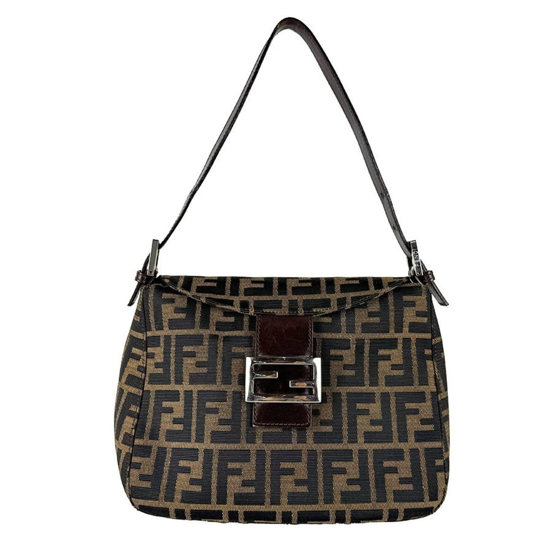 Fendi Zucca handbag, nylon canvas and leather, brown, women's, z10829: --- Catalog ---Category: SizeSize (HxWxD): 24cm x 30cm x 14cm / 9.44'' x 11.81'' x 5.51''Category: DesignType: HandbagColor: BrownGender: WomenMaterial: Nylon canvas , Leather Category: GeneralBrand: 