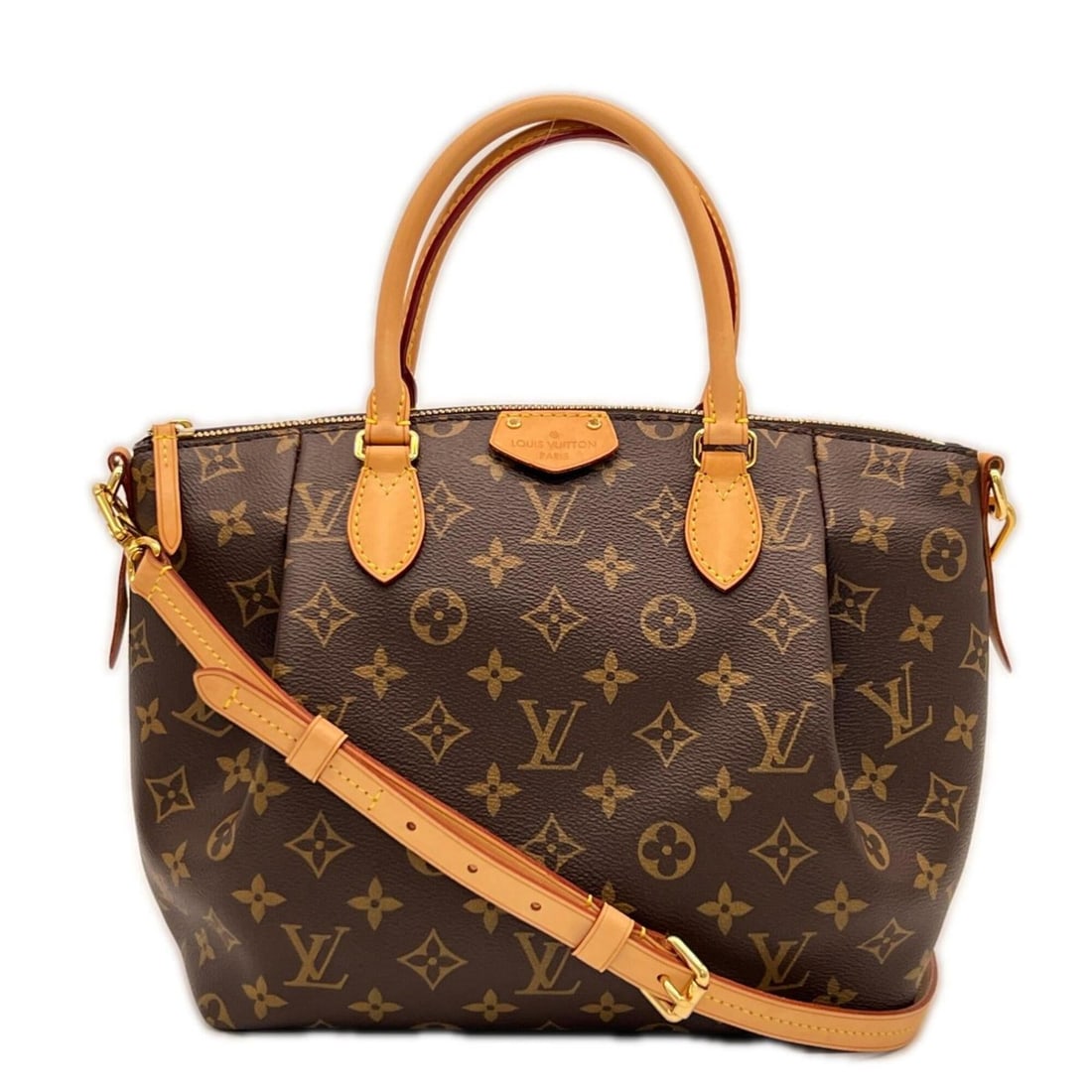 LOUIS VUITTON Monogram Turenne PM M48813 Shoulder Bag, Brown/Beige Leather, Women's: --- Catalog ---Category: SizeWeight: 634g / 1.39lb.Size (HxWxD): 11cm x 24cm x 22cm / 4.33'' x 9.44'' x 8.66''Handle Length: 31cm / 12.2''Category: DesignType: Shoulder bagColor: Beige, Brown, Monogra