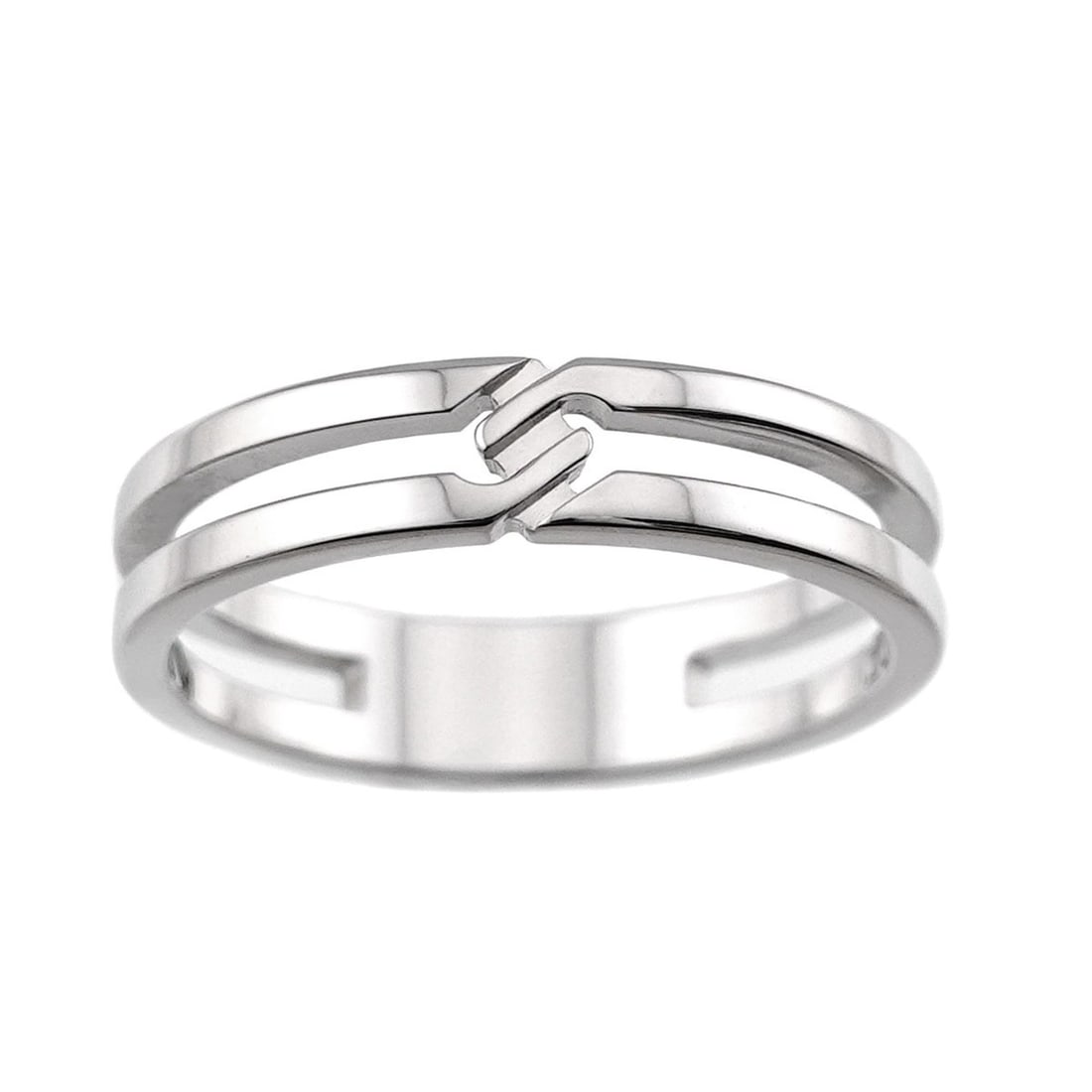 Gucci Infinity Ring #10, 18K White Gold (750) (1 of 9)