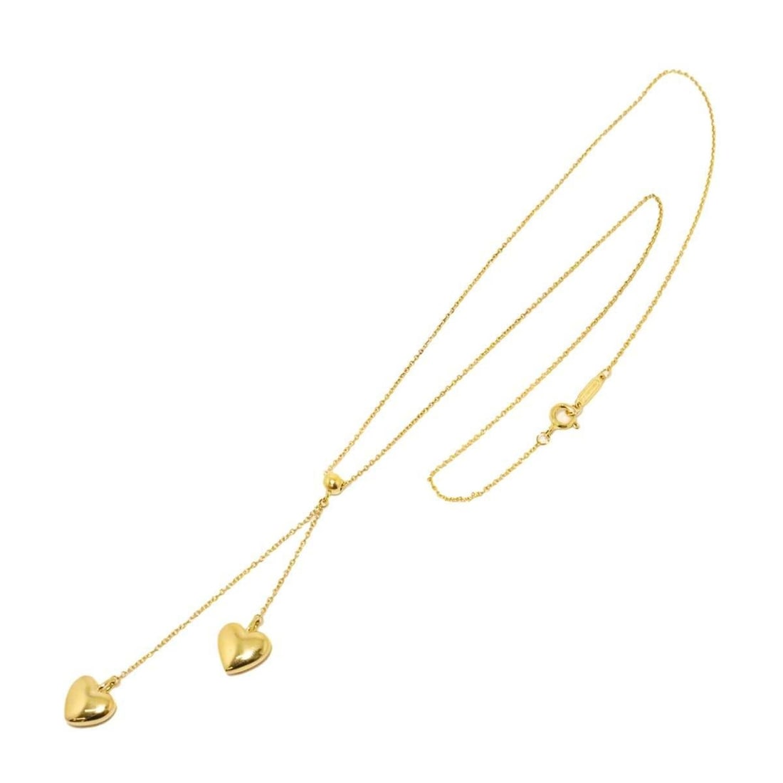 Tiffany & Co. Puff Heart Drop Necklace, 40cm, 18K Yellow Gold (750): --- Catalog ---Category: SizePendant Size: 65.7mm x 9.9mm / 2.58'' x 0.38''Neck Circumference: 40 cm / 15.74''Category: DesignColor: Yellow goldGender: WomenMaterial: Yellow gold (18K)Necklace Type: N