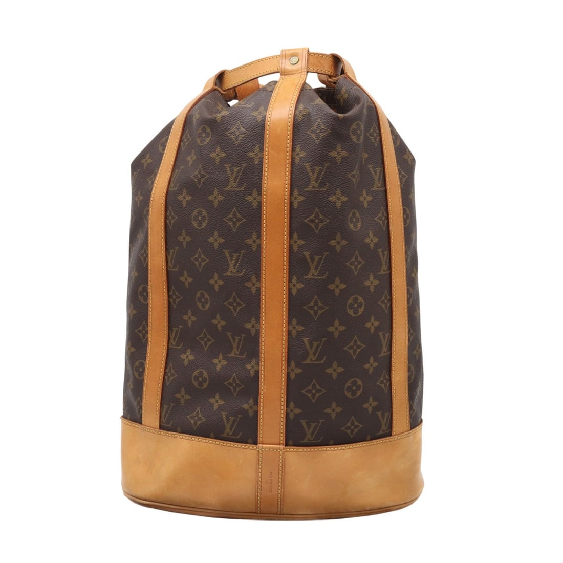 LOUIS VUITTON Monogram Randonee GM M42244 Shoulder Bag Brown Beige Leather Men's: --- Catalog ---Category: SizeSize (HxWxD): 43cm x 33cm x 17cm / 16.92'' x 12.99'' x 6.69''Category: DesignType: Pouch, Shoulder bagColor: Beige, BrownGender: MenMaterial: Coated canvas , Leather Categ