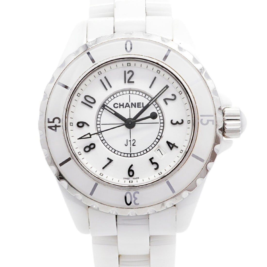 Chanel J12 H0968 White Dial Women's Watch (1 of 12)