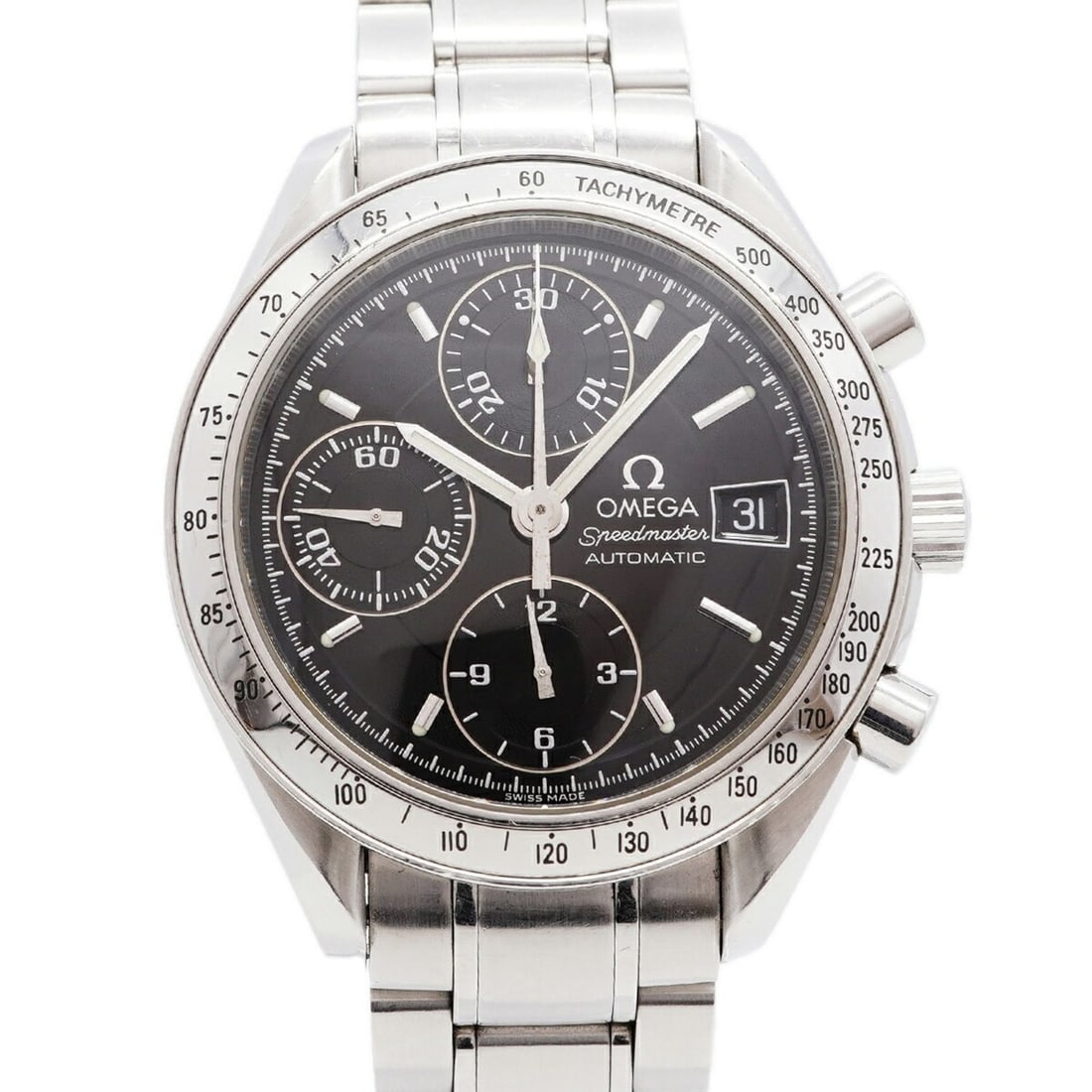 Omega Speedmaster Date 3513.50 Black Dial Men's Watch: --- Catalog ---Category: SizeWrist Size: 17cm / 6.69''Case Diameter: 39mm / 1.54''Category: DesignType: WristwatchGender: MenColor (Dial): BlackMaterial (Band): Stainless steelCategory: GeneralMPN: 35