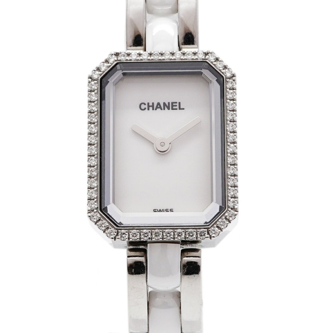 Chanel Première Ceramic Diamond H2132 White Dial Women's Watch (1 of 15)