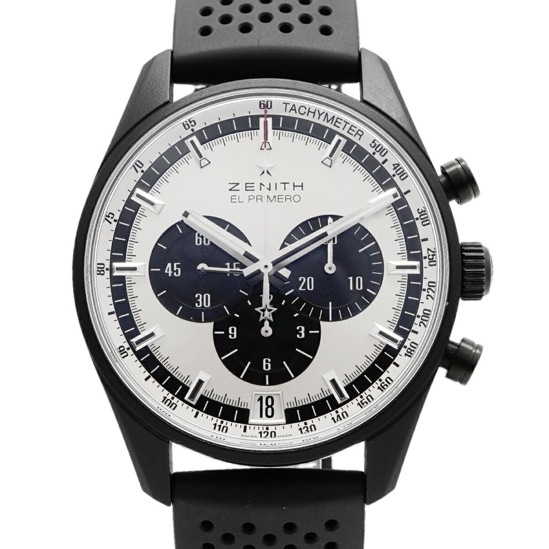 Zenith El Primero Chronomaster 24.2041.400 01.R576 Silver Dial Men's Watch (1 of 9)