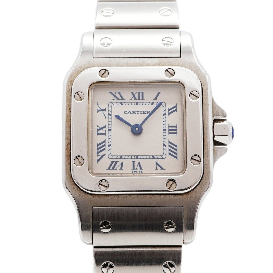 Cartier Santos Galbee SM W20017D6 Ivory Dial Women's Watch (1 of 15)