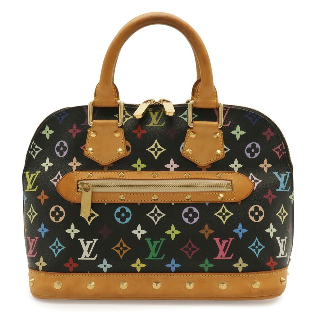 LOUIS VUITTON Louis Vuitton Monogram Multicolor Alma Handbag Studs Noir Black M92646: --- Catalog ---Category: SizeSize (HxWxD): 23.5cm x 30cm x 16cm / 9.25'' x 11.81'' x 6.29''Category: DesignType: HandbagColor: NoirGender: WomenMaterial: Monogram , Canvas Category: GeneralBrand: Loui