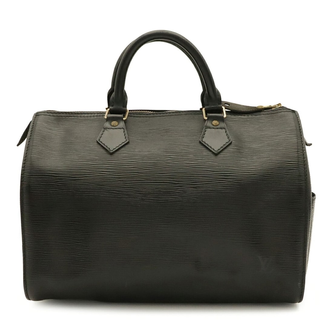 LOUIS VUITTON Epi Speedy 30 Handbag Boston Bag Leather Noir Black M59022 (1 of 10)