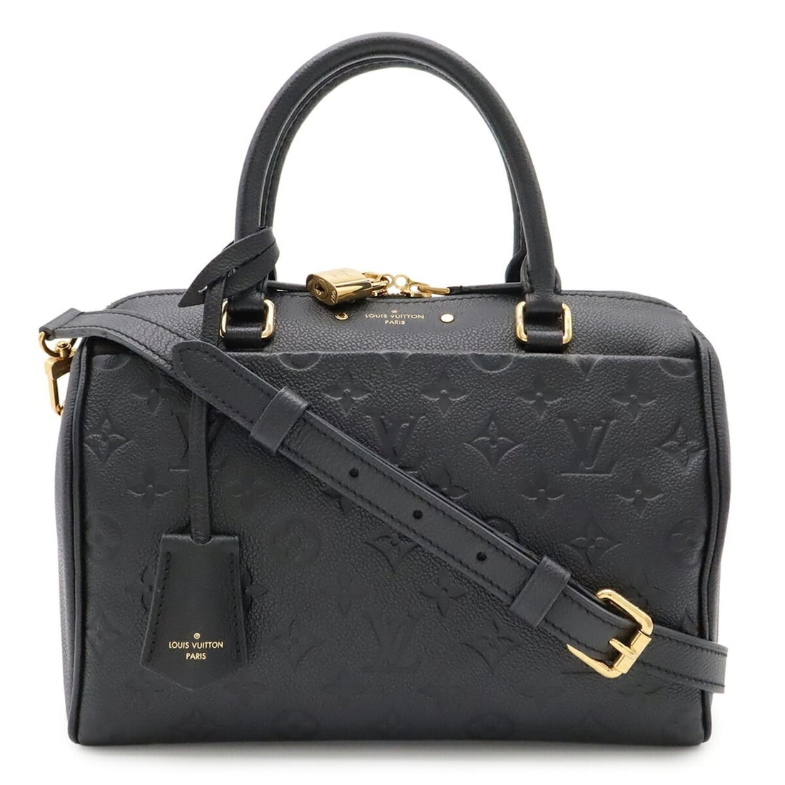 LOUIS VUITTON Louis Vuitton Monogram Empreinte Speedy Bandoulière 25 NM Handbag Shoulder Bag Noir: --- Catalog ---Category: SizeSize (HxWxD): 18cm x 26cm x 15.5cm / 7.08'' x 10.23'' x 6.1''Category: DesignType: Handbag, Shoulder bagColor: NoirGender: WomenMaterial: Monogram Empreinte , Leather Cate