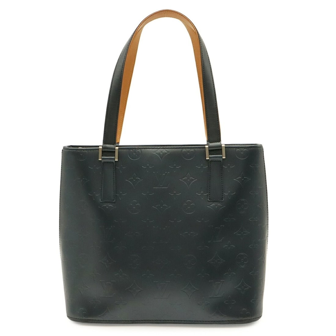 LOUIS VUITTON Louis Vuitton Monogram Mat Stockton Tote Bag Shoulder Blue M55115: --- Catalog ---Category: SizeSize (HxWxD): 26cm x 29cm x 14cm / 10.23'' x 11.41'' x 5.51''Category: DesignType: Shoulder bag, Tote bagColor: BlueGender: WomenMaterial: Monogram Mat Category: GeneralBr
