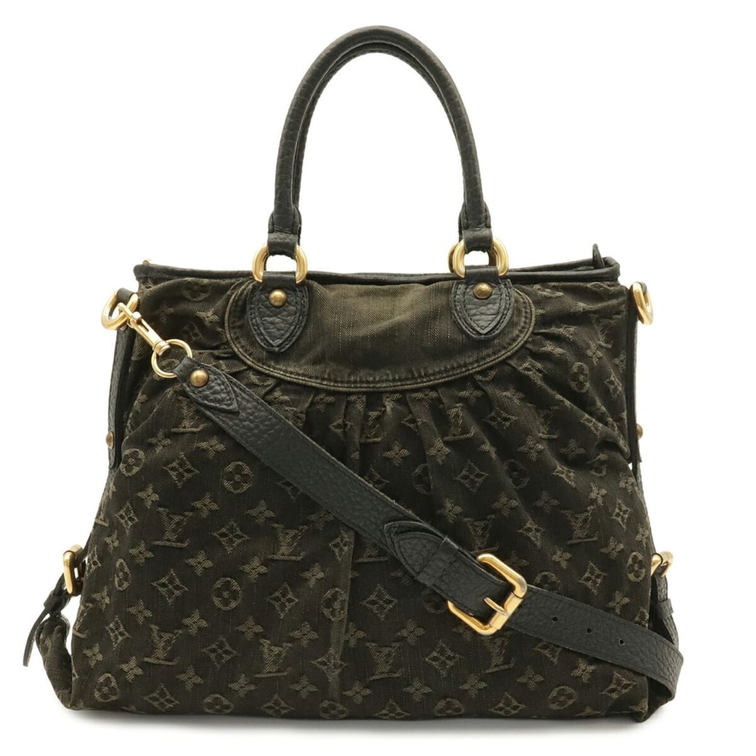 LOUIS VUITTON Louis Vuitton Monogram Denim Neo Cavi MM Tote Bag Shoulder Noir M95351: --- Catalog ---Category: SizeSize (HxWxD): 32.5cm x 32cm x 13.5cm / 12.79'' x 12.59'' x 5.31''Category: DesignType: Shoulder bag, Tote bagColor: NoirGender: WomenMaterial: Denim , Canvas Category: Gen