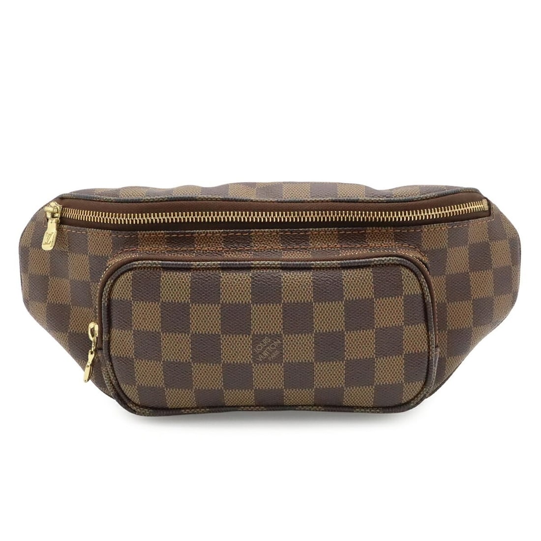 LOUIS VUITTON Damier Melville Bumbag Waist Bag, Body Pouch, Hip Bag N51172: --- Catalog ---Category: SizeSize (HxWxD): 14.5cm x 31.5cm / 5.7'' x 12.4''Category: DesignType: Fanny pack, Sling bagColor: BrownGender: Women,MenMaterial: PVC , Coated canvas Category: GeneralBrand: