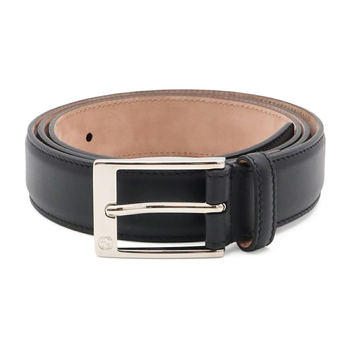 GUCCI Reversible Belt with Square Buckle, Leather, Black, #105 345658: --- Catalog ---Category: SizeLength: 101.5cm - 111.5cm / 39.96'' - 43.89''Category: DesignType: Standard beltColor: BlackGender: MenMaterial (Strap): Leather Category: GeneralBrand: GucciCountry of Or