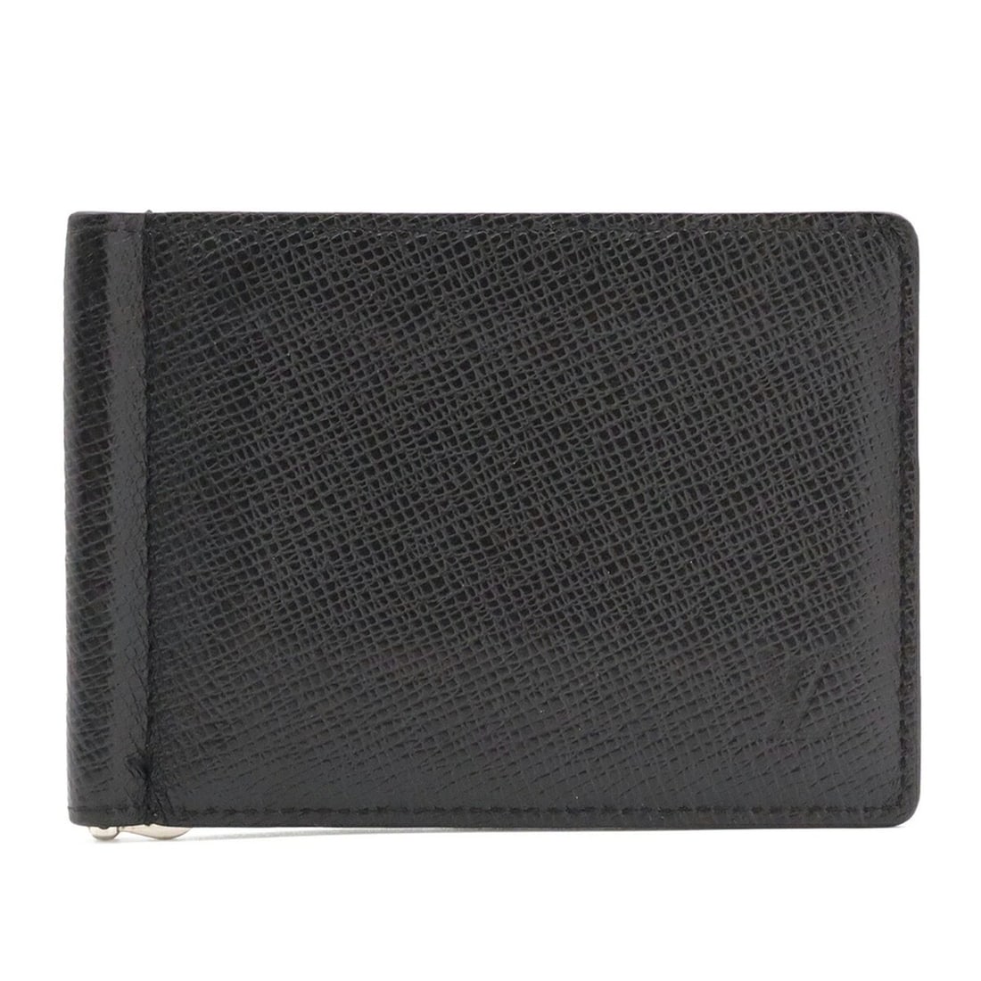 LOUIS VUITTON Louis Vuitton Taiga Portefeuille Pince Bi-fold Wallet with Money Clip, Noir Black: --- Catalog ---Category: SizeSize (HxWxD): 8.5cm x 12cm / 3.34'' x 4.72''Category: DesignType: Bill wallet (bi-fold)Color: NoirGender: Women,MenMaterial: Taiga leather , Leather Category: GeneralBrand