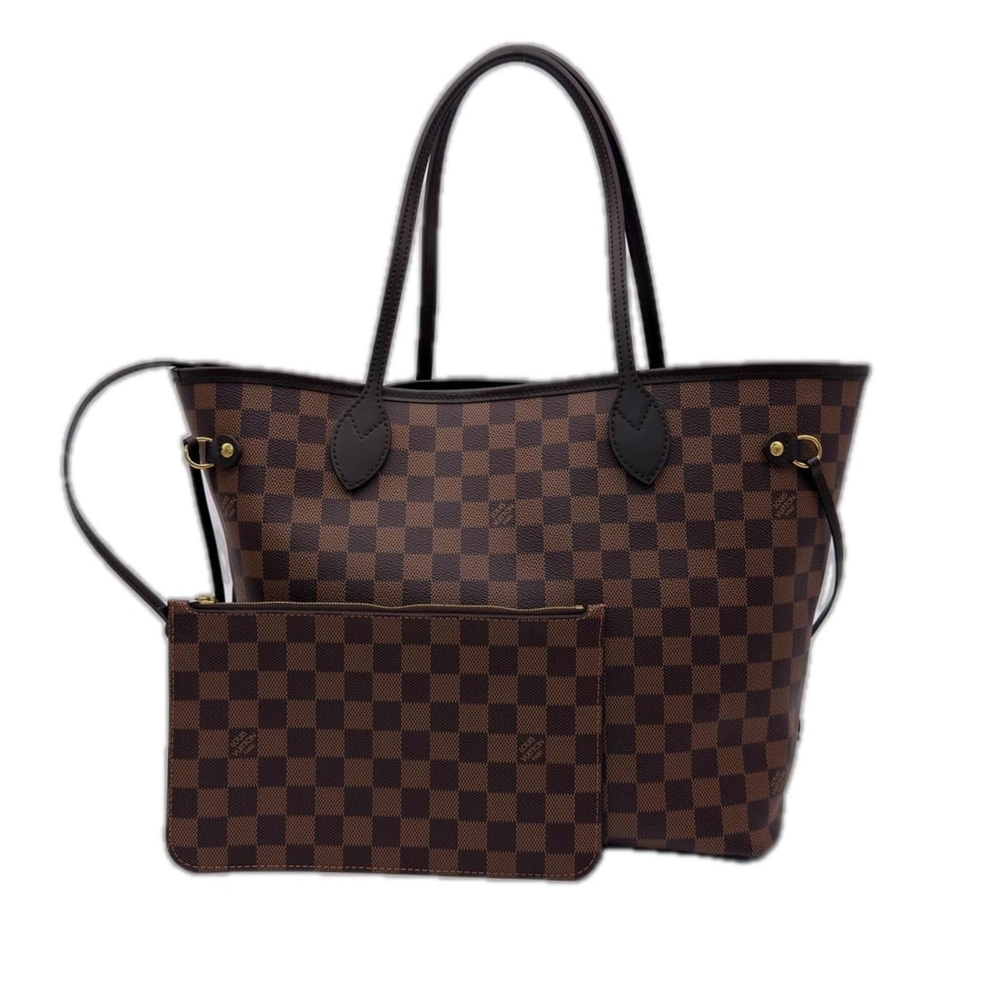LOUIS VUITTON Damier Neverfull MM N41358 Handbag Brown Beige Leather Women's: --- Catalog ---Category: SizeSize (HxWxD): 27.5cm x 31.5cm x 15.5cm / 10.82'' x 12.4'' x 6.1''Category: DesignType: Handbag, PouchColor: Beige, BrownGender: WomenMaterial: Coated canvas , Leather Cate