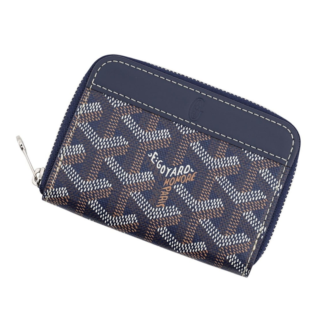 Goyard Matignon Mini Wallet/Coin Case MATIGNMINTY12CL12P GOYARD Herringbone Wallet WALLET: --- Catalog ---Category: SizeSize (HxWxD): 8cm x 10.5cm / 3.14'' x 4.13''Category: DesignType: Coin purse/coin caseColor: Blue, NavyGender: WomenMaterial: PVC , Leather Category: GeneralMPN: MATIGNMIN
