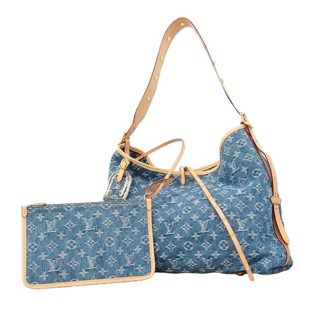 Louis Vuitton Monogram Denim Carryall NM MM Shoulder Bag M46855 Blue Women's P3437896: --- Catalog ---Category: SizeSize (HxWxD): 31cm x 40cm x 15cm / 12.2'' x 15.74'' x 5.9''Category: DesignType: Shoulder bagColor: BlueGender: WomenCategory: GeneralMPN: M46855Brand: Louis Vuitton--- It