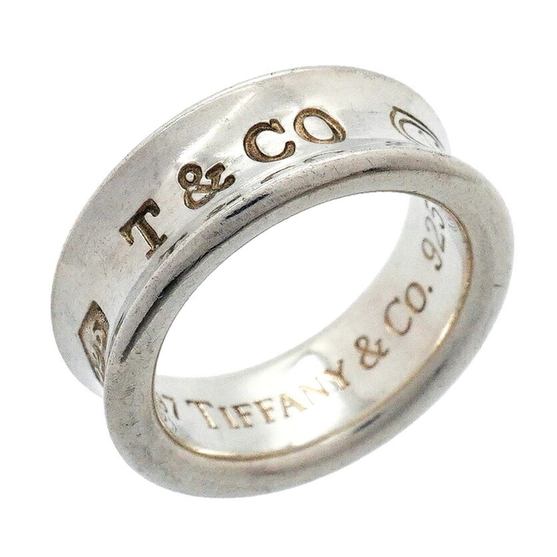 Tiffany & Co. Narrow Ring, Sterling Silver 925, Size 6.5, Women's: --- Catalog ---Category: SizeJP Size: 6.5US Size: 3.5Category: DesignType: Band ringGender: WomenMaterial: Silver 925Category: GeneralBrand: Tiffany--- Item List ---Section: ConditionRanking: Rank AB 