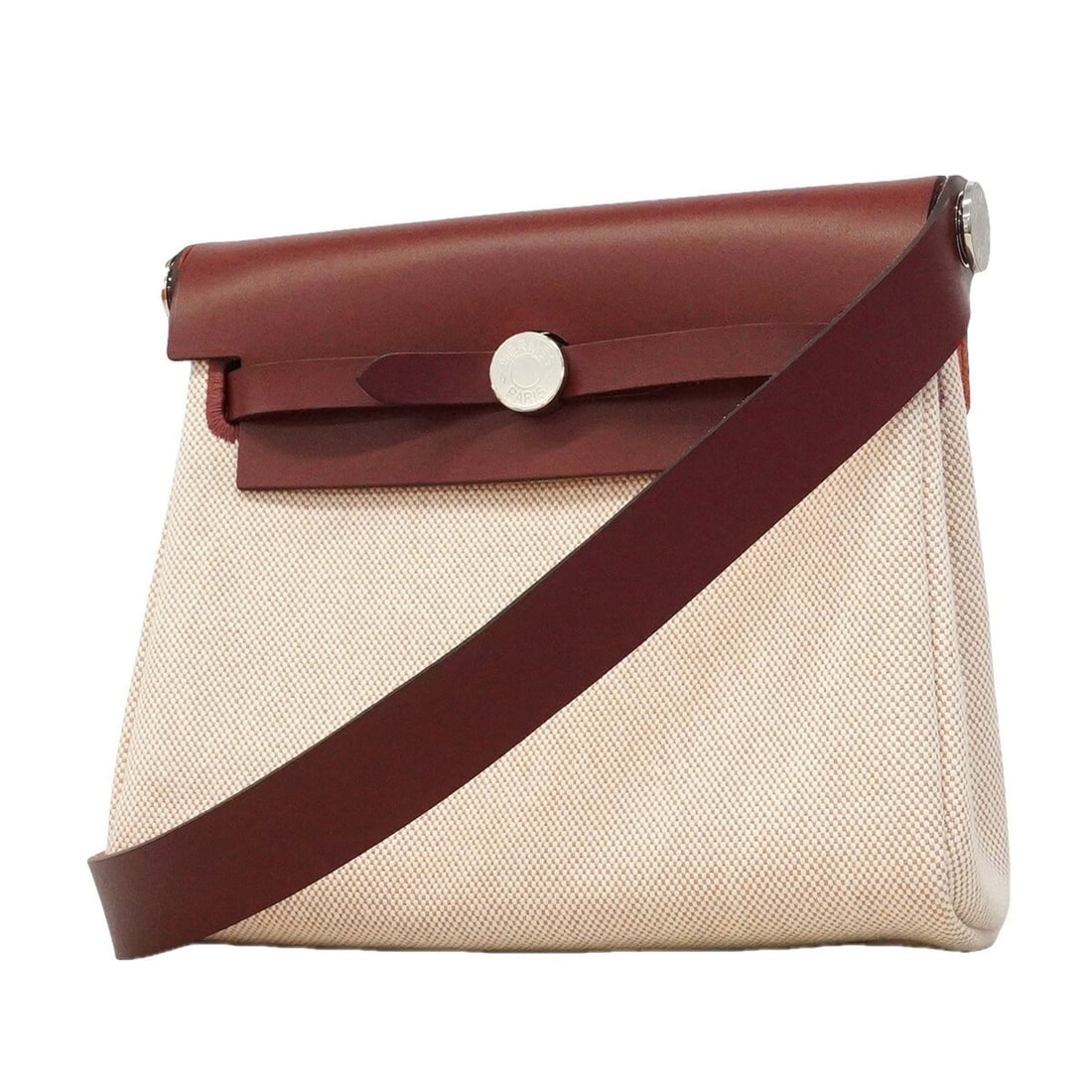 Hermes Shoulder Bag, Herbag Zip Mini, Toile H, Rouge G Stamp, Women's: --- Catalog ---Category: SizeSize (HxWxD): 19cm x 20.5cm x 6.5cm / 7.48'' x 8.07'' x 2.55''Category: DesignType: Shoulder bagColor: Rouge HGender: WomenMaterial: Toile H Hardware Color: SilverCategory