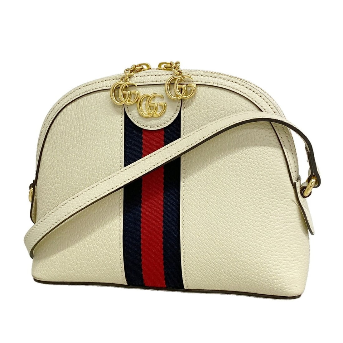 Gucci Ophidia Shoulder Bag 719881 Leather Ivory Women's: --- Catalog ---Category: SizeSize (HxWxD): 18cm x 23cm x 7.5cm / 7.08'' x 9.05'' x 2.95''Category: DesignType: Shoulder bagColor: IvoryGender: WomenMaterial: Leather Hardware Color: GoldCategory: Gene
