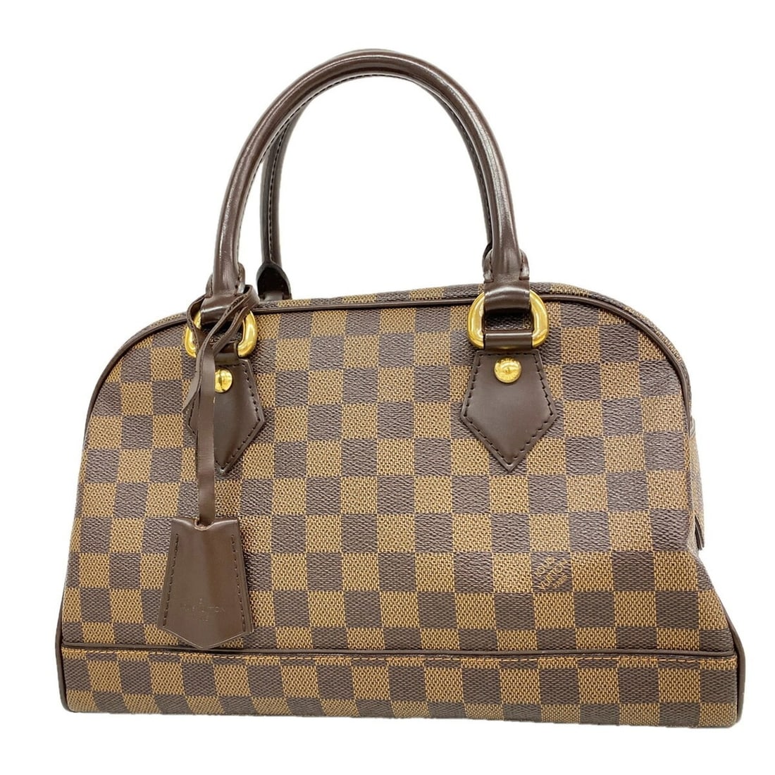 Louis Vuitton Damier Duomo Handbag N60008 Ebene Women's: --- Catalog ---Category: SizeSize (HxWxD): 20cm x 31cm x 15cm / 7.87'' x 12.2'' x 5.9''Category: DesignType: HandbagColor: EbeneGender: WomenCategory: GeneralMPN: N60008Brand: Louis Vuitton--- Item Li