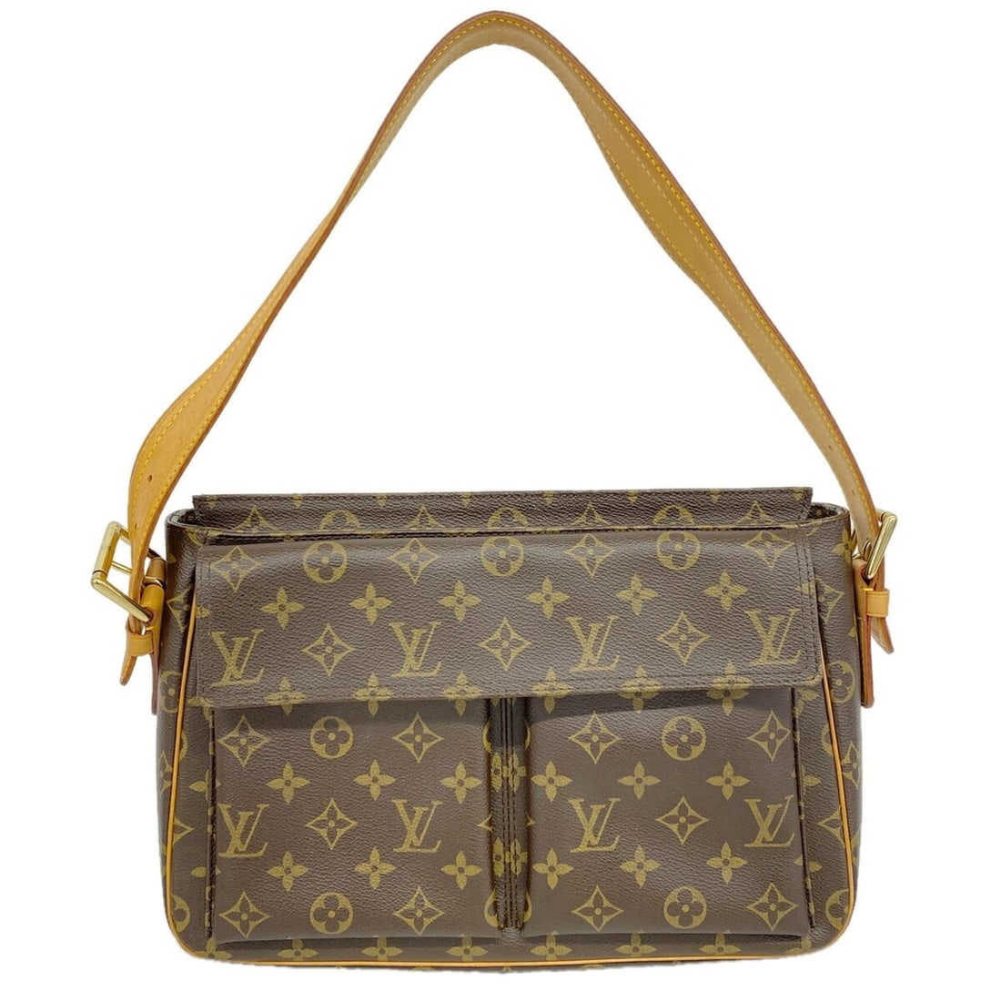 Louis Vuitton Monogram Vivacite GM Shoulder Bag M51163 Brown Women's: --- Catalog ---Category: SizeSize (HxWxD): 22.5cm x 31.5cm x 10cm / 8.85'' x 12.4'' x 3.93''Category: DesignType: Shoulder bagColor: BrownGender: WomenCategory: GeneralMPN: M51163Brand: Louis Vuitton-