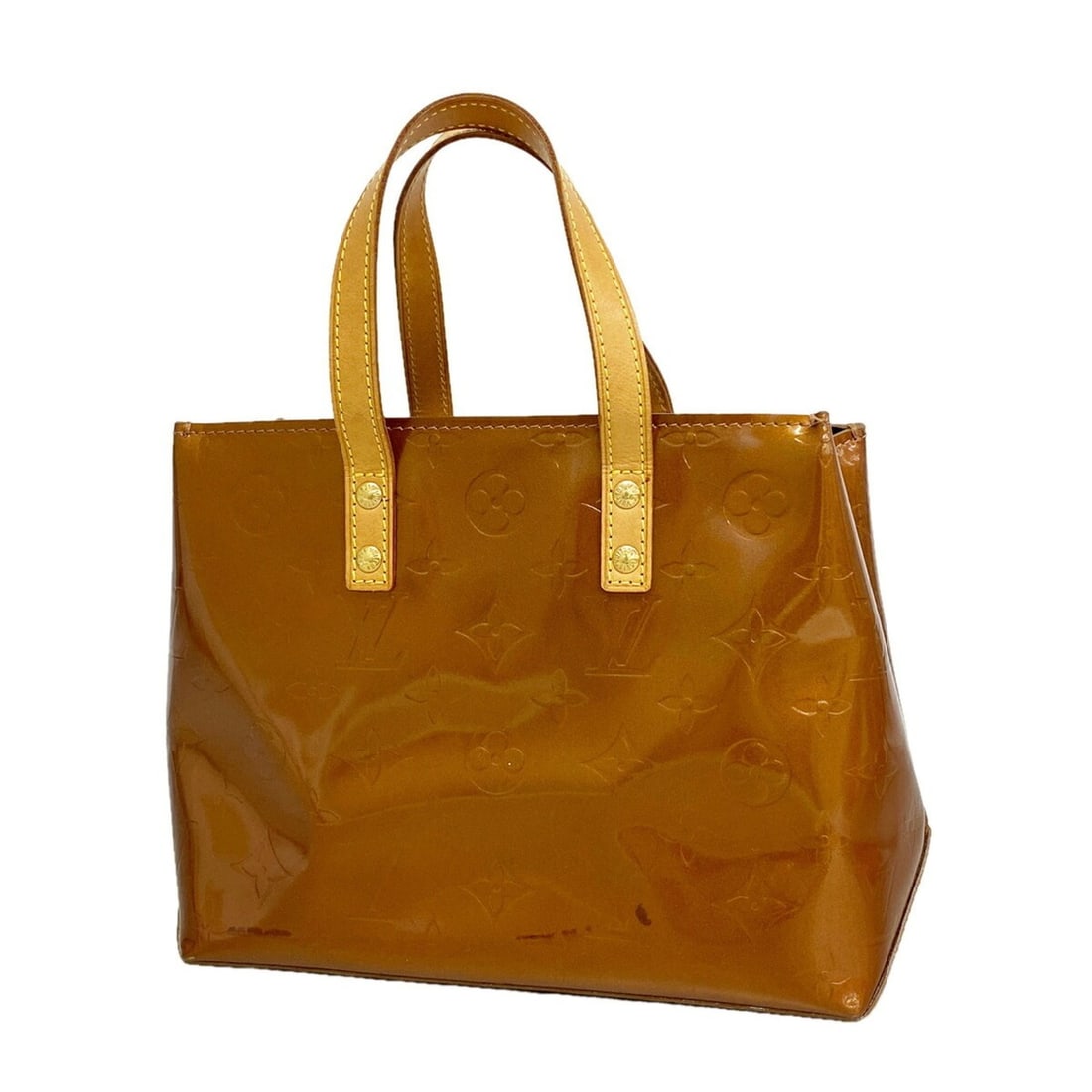 Louis Vuitton Vernis Lead PM Handbag M91146 Bronze Women's: --- Catalog ---Category: SizeSize (HxWxD): 18cm x 22cm x 10cm / 7.08'' x 8.66'' x 3.93''Category: DesignType: HandbagColor: BronzeGender: WomenCategory: GeneralMPN: M91146Brand: Louis Vuitton--- Item 