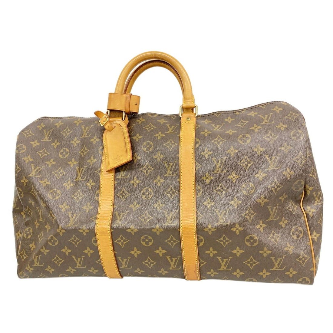 Louis Vuitton Bags - Boston Monogram Keepall 50 M41426 Brown Men's & Women's: --- Catalog ---Category: SizeSize (HxWxD): 29cm x 50.5cm x 22cm / 11.41'' x 19.88'' x 8.66''Category: DesignType: Boston bagColor: BrownGender: Men,WomenCategory: GeneralMPN: M41426Brand: Louis Vuitto