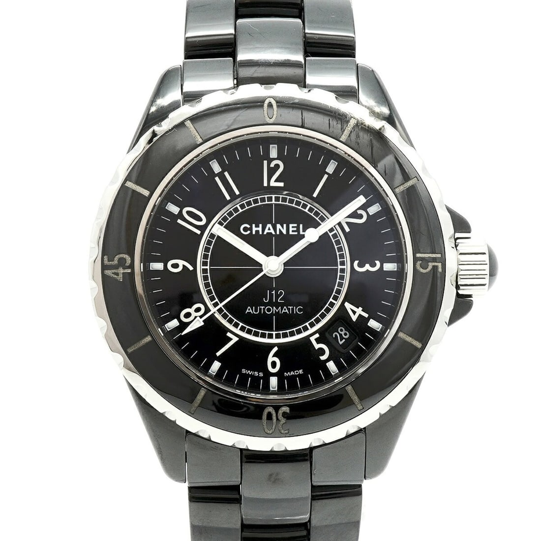 Chanel J12 H0685 Black Dial Men's Watch (1 of 10)