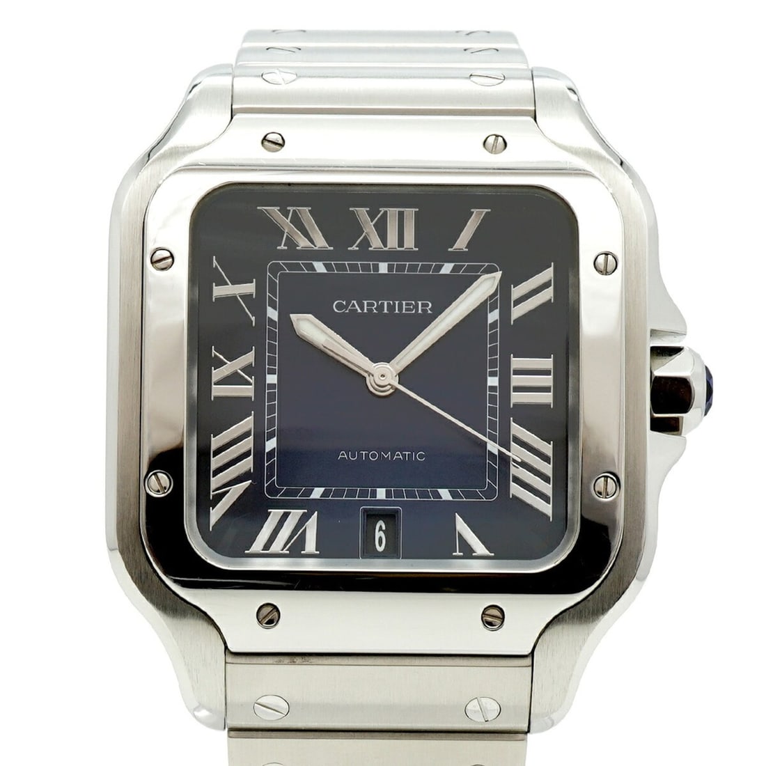 Cartier Santos de LM WSSA0030 Blue Dial Men's Watch: --- Catalog ---Category: SizeWrist Size: 15.5cm / 6.1''Case Diameter: 37mm / 1.46''Category: DesignType: WristwatchGender: MenColor (Dial): BlueMaterial (Band): Stainless steelCategory: GeneralMPN: WS