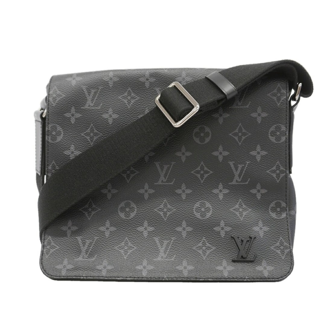 Louis Vuitton Monogram Eclipse District PM Shoulder Bag NM M44000 Black Men's: --- Catalog ---Category: SizeSize (HxWxD): 23cm x 25cm x 6.5cm / 9.05'' x 9.84'' x 2.55''Category: DesignType: Shoulder bagColor: BlackGender: MenCategory: GeneralMPN: M44000Brand: Louis Vuitton--- It