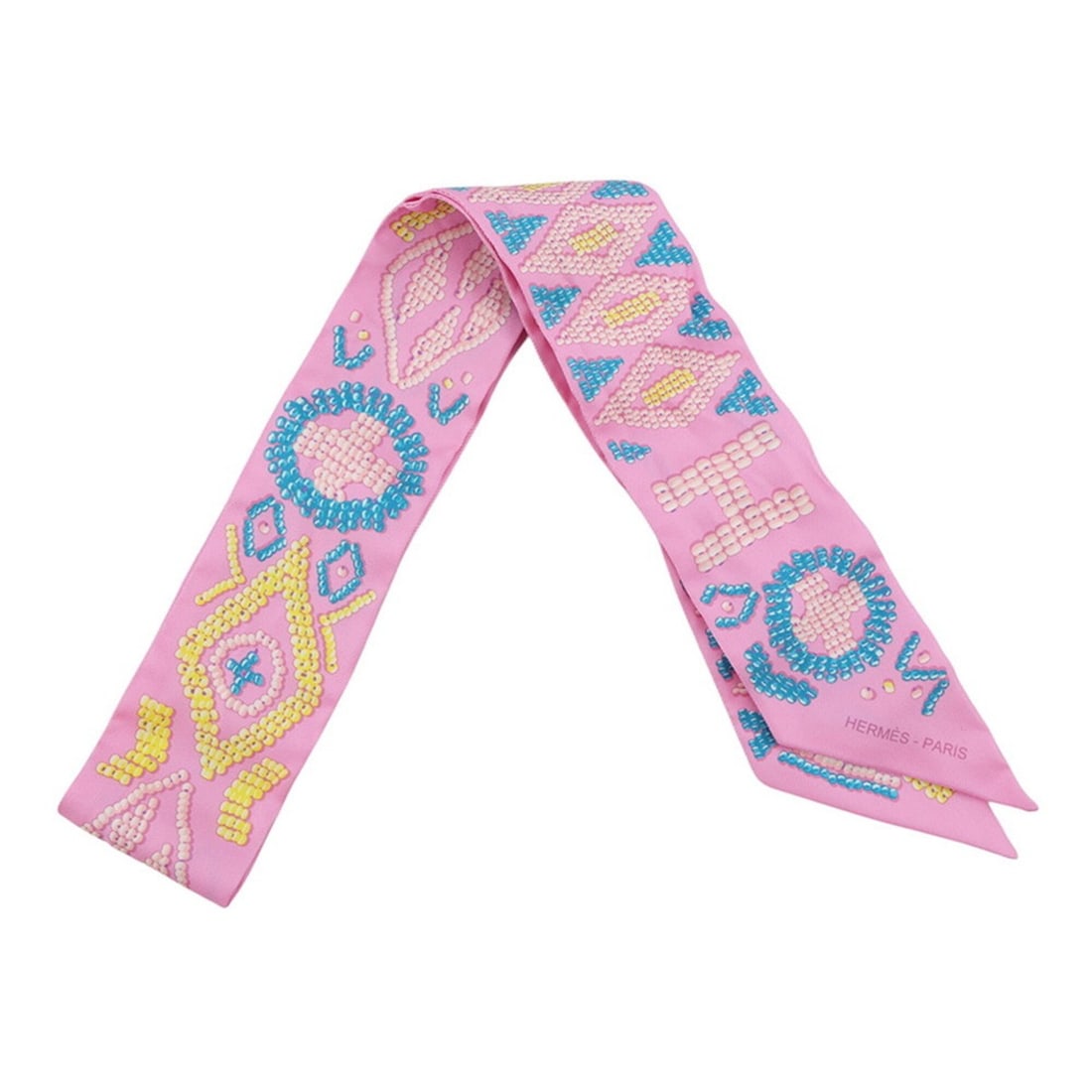 Hermes scarf muffler twilly Kelly en perles HERMES silk twill 2020 SCARF TWILLY: --- Catalog ---Category: SizeSize (LxW): 5cm x 86cm / 1.96'' x 33.85''Category: DesignType: ScarfColor: Brown, Multi-color, Red colorGender: WomenMaterial: Silk 100%Category: GeneralBrand: