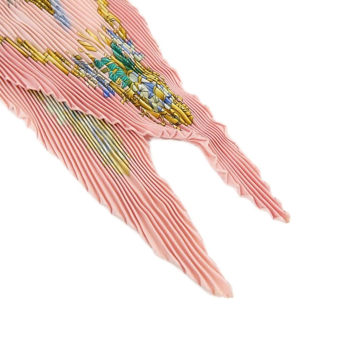 Hermes pleated scarf muffler - 2