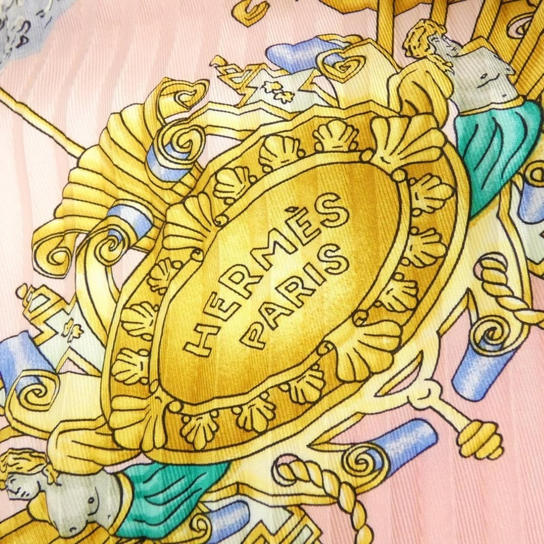 Hermes pleated scarf muffler - 4